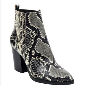 Marc Fisher LTD Alva Snakeskin Bootie